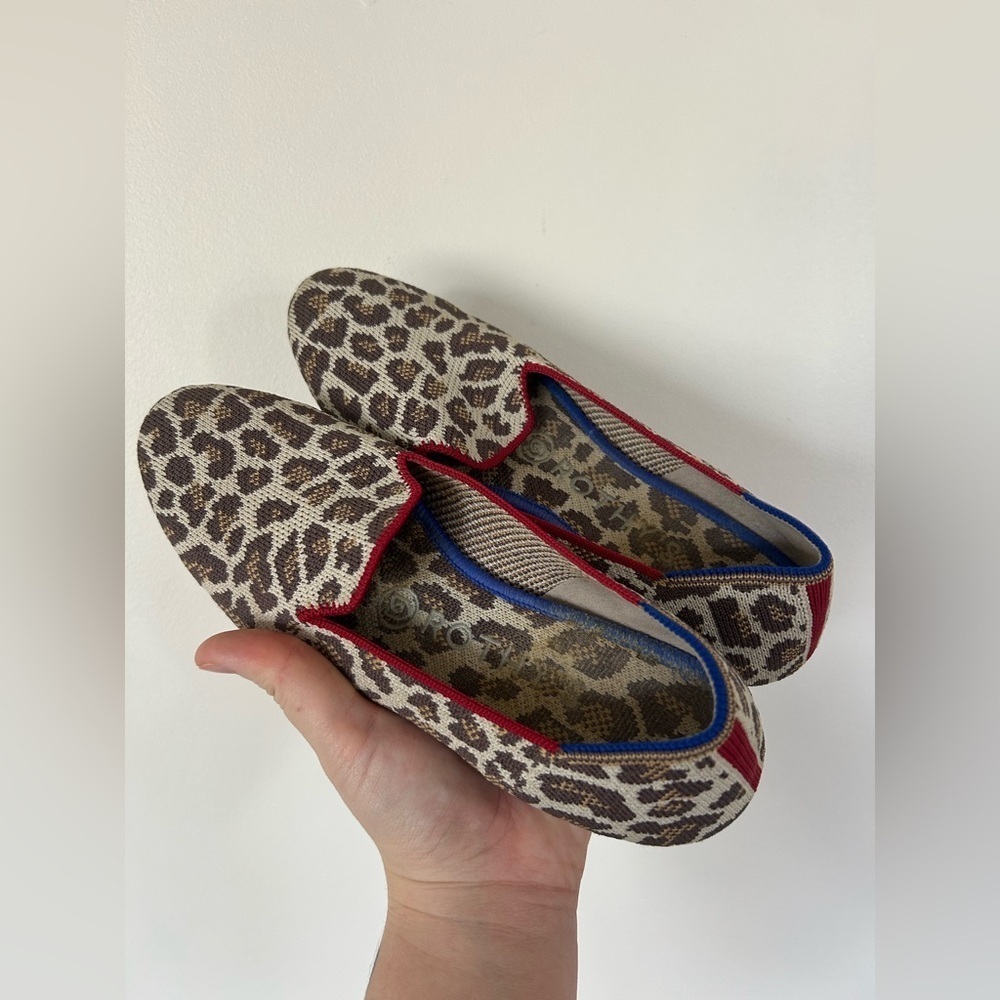 Rothy’s Knit Loafers in Retired Mocha Spot Size 6.5